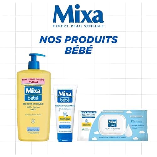 Mixa Gel Douche Dermo-Apaisant à l'Huile d'Amande Douce 1 Unité x 400 ml - Image 7