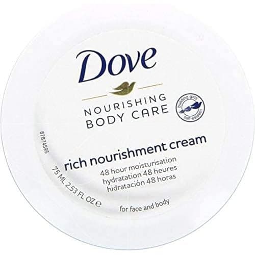 Dove Body Care Beauty Nourishing Rich Cream 48H Hydration - Face and Body - 75ml - Image 3