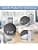 For Amazon Echo Dot 4 / Echo Dot 5 Holder Wall Mount Stand Mount Accessories with Integrated Cable Management, No Screws Required, Speaker Accessories Rack (Amazon Echo Dot 4 / Echo Dot 5, White) - Image 4