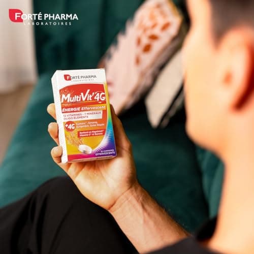 Forté Pharma - Multivit' 4G Effervescent Energy | Food Supplement Form and Tone - 12 Vitamins and 7 Minerals | 60 Effervescent Tablets - Image 7