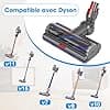 V11 High Torque Replacement Cleaning Head for Dyson V11, V15, V10, V8 and V7 Vacuum Cleaners, Anti-Tangle Brush Head Accessories Suitable for Carpet and Hard Floors - Image 3