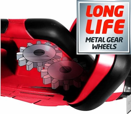 Einhell Electric hedge trimmer GH-EH 4245 (420 W, Speed 1.600 rpm, Cutting length 45 cm, Teeth spacing 16 mm, Aluminium blade guide, Cable pull, Softgrip) - Image 5