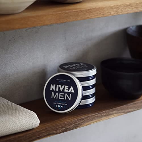 NIVEA MEN 100 Years Retro Edition Cream (75ml), Nourishing Skin Cream for Intense Hydration, Skin Care for Men Ideal for Body, Face and Hands - Image 7