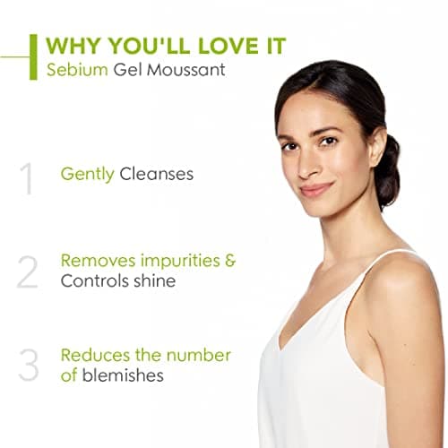 BIODERMA Sébium Gel Moussant – Nettoyant purifiant doux – Élimine l’excès de sébum et les impuretés – Peaux mixtes à grasses – Prescrit par des dermatologues – Tube 200 ml - Image 5
