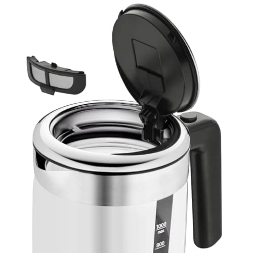 WMF KITCHENminis 0413180012 Electric Glass Teapot Kettle, 1 L, 1900 W, 5 Temperature Levels, Keep Warm, Wireless, Schott Duran Quality, Integrated Tea Filter, Stainless Steel & Compact Design - Image 7