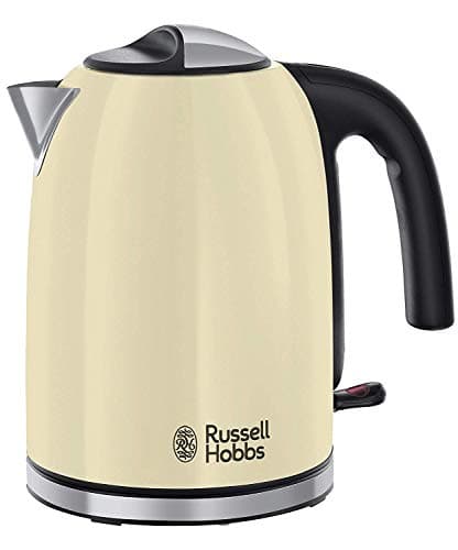 Russell Hobbs Colours Plus Cream Electric Kettle (1.7L, 2400W, Fast Boiling, Perfect Flow, Visible Water Level, Washable Anti-Limescale Filter) 20415-70 - Image 5