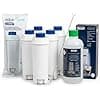 Aquafloow 5 x Water Filter Compatible with DeLonghi DLSC002 & EcoDecalk Descaler (500 ml) – Service Kit for Magnifica S, Evo, Dinamica Coffee Machine – with Cleaning Brush - Image 3