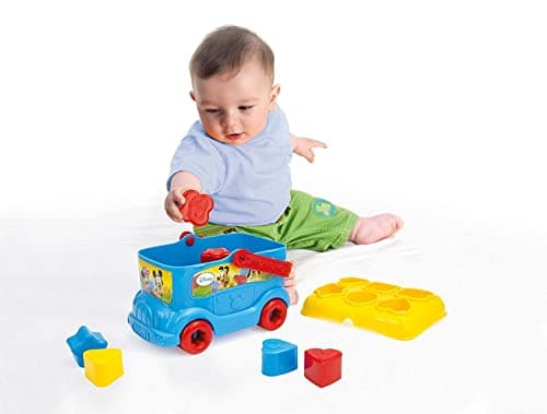 Clementoni - Mickey Mouse Shape Bus - for babies from 10 months - Disney - First age - Multicoloured - Image 3