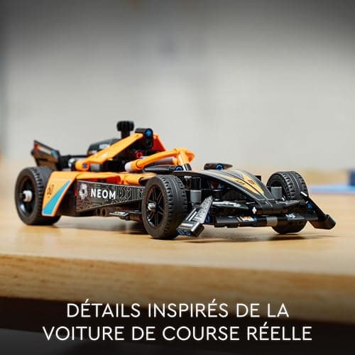 LEGO Technic NEOM McLaren Formula E Race Car, Voiture Jouet pour Enfants dès 9 Ans, Garçons et Filles, Set de Construction de Voiture à Rétrofriction, Décoration Chambre d'enfant, Idée Cadeau 42169 - Image 7
