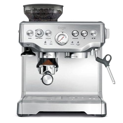 Sage - The Barista Express - Coffee Machine with Manual Milk Frother and Grinder - Automatic Grinding, Custom Frothing - Milk Jug with Temperature Control - Brushed Stainless Steel - Image 2