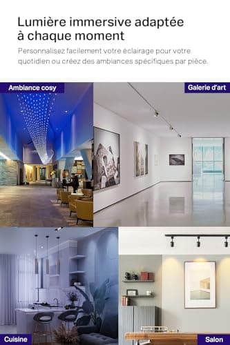 Tapo Ampoule Connectée WiFi, Ampoule LED GU10 Multicolore 2200K-6500K, Dimmable 350 Lumens, 3.7W équivalent à 50W, Compatible avec Alexa et Google Home, Economie d'énergie, L630(2-pack) - Image 7