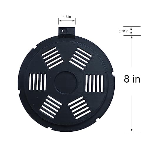 TEYOUYI Replacement Base Lid Compatible with Instant Pot 8 Liter Replacement Part for Instant Pot Accessories for Instant Pot Black - Image 3