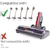 Brush Compatible with Dyson Vacuum Cleaner V7, V8, V10, V11, V15, Brush Head and Broom Accessory for Vacuum Cleaner with 5 LED Lights - Image 4