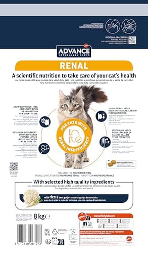 Advance Veterinary Diets Renal Failure - Dry Food for Cats with Chronic Kidney Disease - 8 kg - Image 6