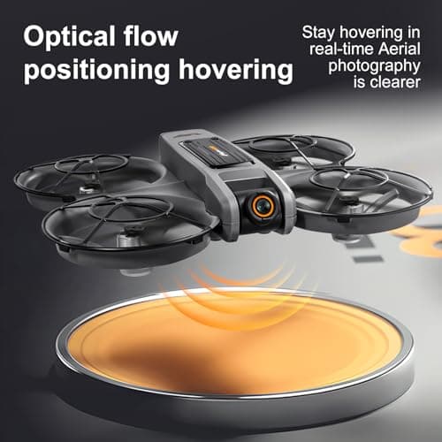 S156 Drone with 720P HD Camera for Children and Beginners, Dual Camera, Automatic Takeoff/Landing, Obstacle Avoidance, Hovering Optic, 360° Flip,Ideal Gift Toy (Black) - Image 7