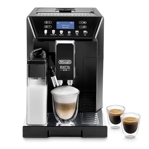 De'Longhi Eletta Evo Coffee Bean Machine ECAM46.860.B, Espresso and Cappuccino Machine, LCD Touch Screen, Black - Image 2
