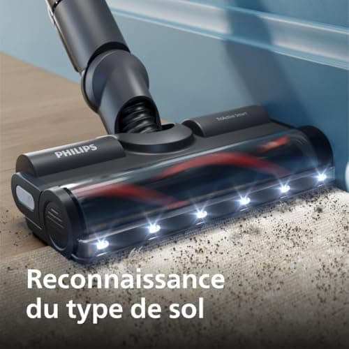 Philips 8000 Series Pet Cordless Vacuum Cleaner, 80 Min Autonomy, Powerful Suction, Floor Recognition, Smart Screen, LED Tips, Aqua & Animals, Anti-Allergic Filtration (XC8055/01) - Image 6