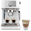De'Longhi Stilosa EC260.W Manual Coffee Machine, Pressure 15 Bar, Cappuccino System, Automatic Shut-off, Compatible with ESE Tampons, 2 Stepped Containers, 1 Litre Capacity, White - Image 3