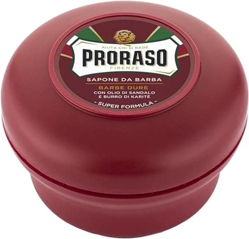 Proraso | Beard Soap Bowl for Hard Beards (150ml jar) - Nourishing Shaving Soap with Sandalwood and Shea Butter - Made in Italy - Image 3