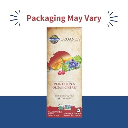 Mykind Organics, Flore Iron Organic Herbs, Cranberry-Lime - Garden of Life - Image 3