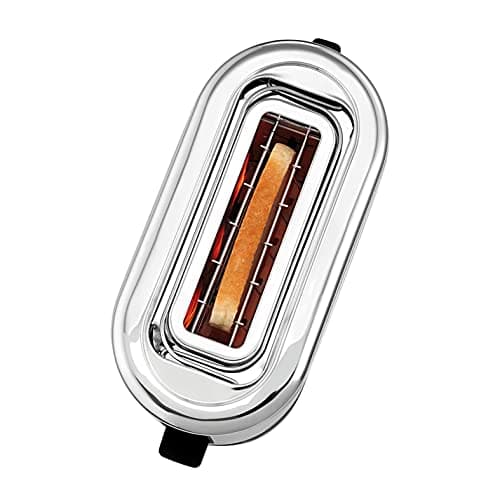 WMF KITCHENminis Grille-Pain, 1 Fente, 600W, Design Extra Compact, 7 niveaux de Brunissage, Réchauffe Viennoiserie, Inox Cromargan Haute Qualité 0414100011 - Image 5