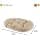 Ferplast Coussin Chien STUART 65, Coussin Chat, Lit pour Chiens Chats Animaux Domestiques, Matelas, Tapis, Coussin Rembourré pour Panier Chien et Chat, Ovale, Coton Doux, Lavable, 65 x 42 cm, Beige - Image 3