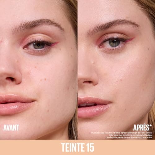 Maybelline New York Lifter Concealer – Anti-Cernes Haute Couvrance - Tenue Longue Durée - Hydrate et Illumine Le Contour Des Yeux - Teinte : 15 - 11 ml - Image 4