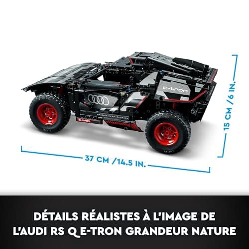 LEGO Technic Audi RS Q e-tron - Voiture de Rallye Télécommandée - Maquette à Construire Off-Road Dakar - Contrôlée par Application RC avec Control+ Idée Cadeau pour Garçons, Filles Dès 10 Ans 42160 - Image 5
