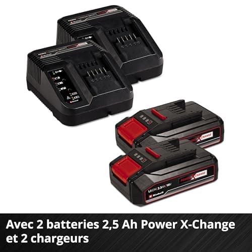 Einhell GE-CM 36/33 Li Kit Cordless Lawnmower - Power X-Change (36 V, 33 cm Cutting Width) Comes with 2 x 2.5 Ah Batteries and 2 Chargers - Image 5