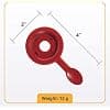 Coffee Pod Recycler, Coffee Pod Opener, Compatible with Original Nespresso Pods, Eco-Friendly, Reusable, Small, Lightweight, Zero Waste (Red) - Image 6