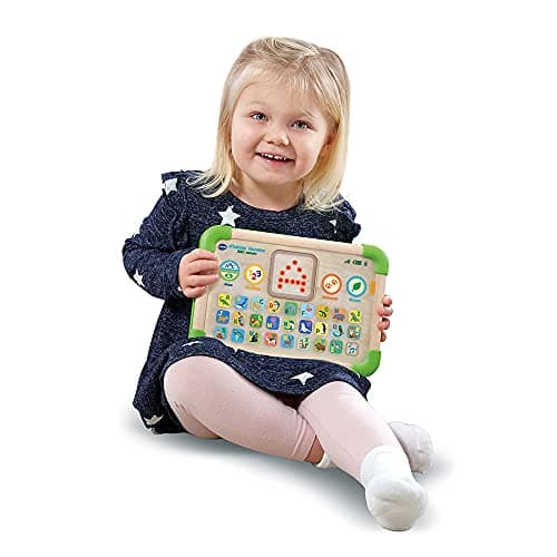 VTech - ABC Nature Educational Tablet, Partially Wooden Interactive and Sensory Children's Tablet, Alphabet Animal Learning Toy, Baby Girl and Boy Gift from 1 Year - Content in French - Image 7