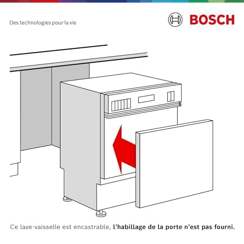 Bosch SMV2ITX18E - Series 2 - Built-in Dishwasher - 60 cm - Home Connect - 12 place settings - EcoSilence motor - Image 5