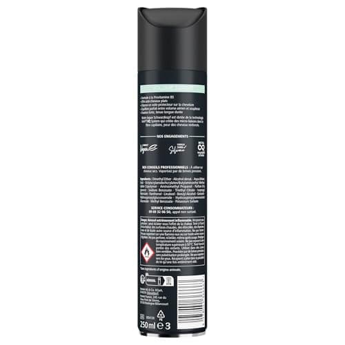 SCHWARZKOPF, Laque Volume Expert, Anti cheveux plats, Technologie Haptiq System, Formule avec de la provitamine B5, Végane, Sans silicone,Fixation Forte, Tenue longue durée, Volume et souplesse, 250ml - Image 4
