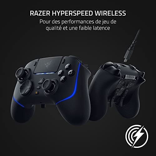 Razer Wolverine V2 Pro Wireless Gamepad for PS5 and PC Consoles (HyperSpeed Wireless, Mecha-Tactile Action Buttons, 8-Way Microswitch D-Pad, HyperTrigger) Black - Image 4