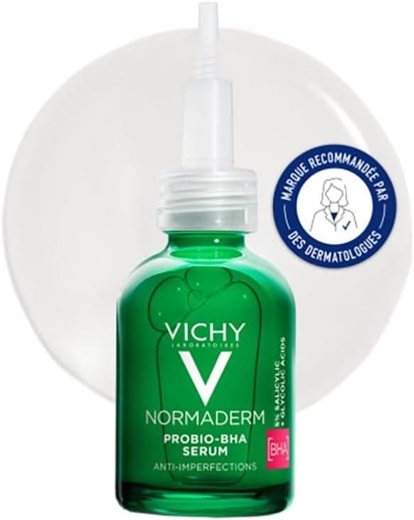 Vichy, Normaderm Probio-BHA Anti-Blemish Serum, Anti-Marks & Anti-Recurrence, Enriched with Salicylic Acid & Glycolic Acid, For Acne-prone Skin, 30 ml - Image 1