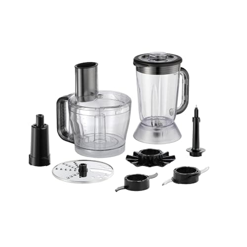 Russell Hobbs Multifunctional Food Processor [Mixer/Blender/Grater/Chopper/Mixer/Beater] Robot (Knead, Mix & Cut, Etc., + Accessories, Dishwasher Safe, Max 900W) Anthracite 27111-56 - Image 4