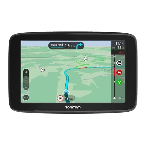 TomTom GO Classic 5 Inch Car GPS Traffic Info Warning Test Hazard Areas EU Maps Update Via WiFi Built-in Reversible Attachment Black - Image 2