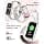 Sanorum Women's Smart Watch, 1.47 Inch Activity Tracker, 24 Sports Modes, Sleep Monitoring, Heart Rate SpO2 Pedometer Female Function, Waterproof IP68 Long-Lasting Smartwatch Android iOS Silver - Image 5