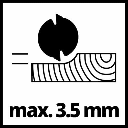 Einhell Electric planer TE-PL 920 (pass depth up to 3.5 mm, sole with 3 V-grooves, with parallel stop and TCT iron) - Image 8