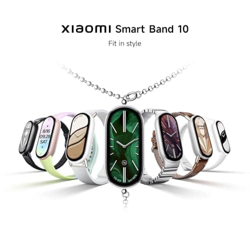 Xiaomi Smart Band 10, Montre Connectée, Boîtier alu, Suivi d'Activité, Écran AMOLED 1.72'', Autonomie 21 Jours, Charge Rapide, Suivi santé & Sommeil,150+ Sports, iOS & Android, 5 ATM, Boussole - Image 4