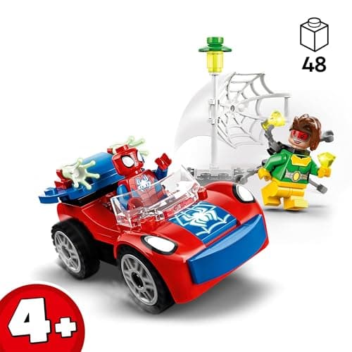 LEGO 10789 Marvel Spider-Man and Doctor Octopus Construction Toy Spidey and His Extraordinary Friends, with Glow in the Dark Parts, Kids from 4 Years Old - Image 3
