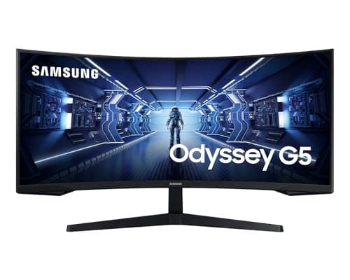 Samsung Odyssey G55T 34'' 165Hz, 1ms, VA Panel 1000R, UWQHD 3440x1440, 2500:, 250cd/m2, AMD FreeSync Premium, Adjustable Foot, HDMI, DisplayPort - Image 2