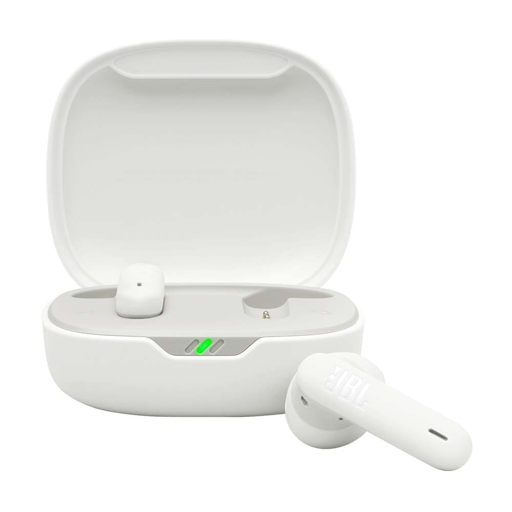 JBL Wave Flex 2, Wireless Bluetooth Headphones, 40 Hours of Battery Life, JBL Pure Bass Sound, Smart Ambient Technology, IP54 Water and Dust Resistance, Multi-Point Connection, White - Image 1