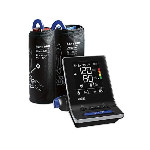 Braun ExactFit 5 Connect Smart Arm Blood Pressure Monitor | Compatible with Braun Healthy Heart App | Colour Coded | 2 Armband Sizes | For Home Use | BUA6350 - Image 3