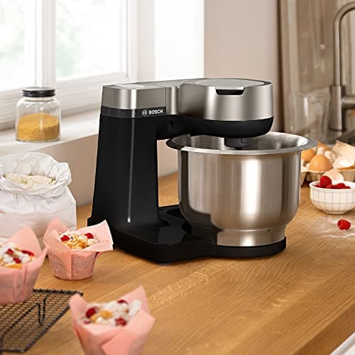 Bosch MUMS2VM00 Series Food Processor 2-900 W, 7 Speeds + Turbo, Pastry Kit, 3.8 L Stainless Steel Bowl, Black - Image 6