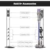 Foho Holder for Dyson Gen5 V15 V12 V11 V10 V8 V7 V6 Vacuum Cleaner Accessory Holder Organizer Metal with Wheels - Image 4