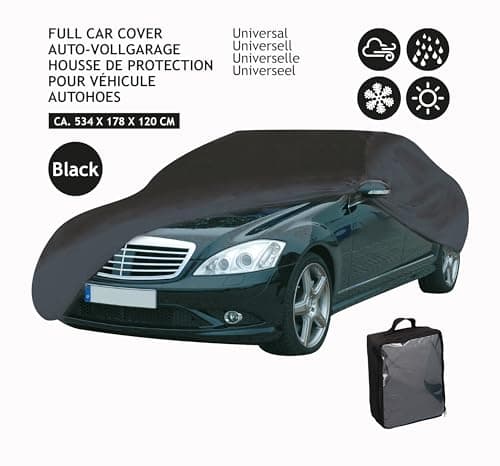 Dunlop Universal Car Cover 534 x 178 x 120 cm Black - Image 4