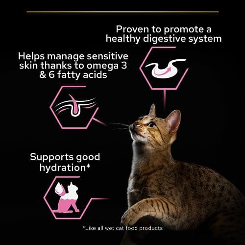 PURINA PRO PLAN | DELICATE DIGESTION | Complete Food for Adult Cats | Helps Promote a Healthy Digestive System | Sliced in Sauce | Fish | Individual Serving | Pack of 4 x (10 x 85g) - Image 7