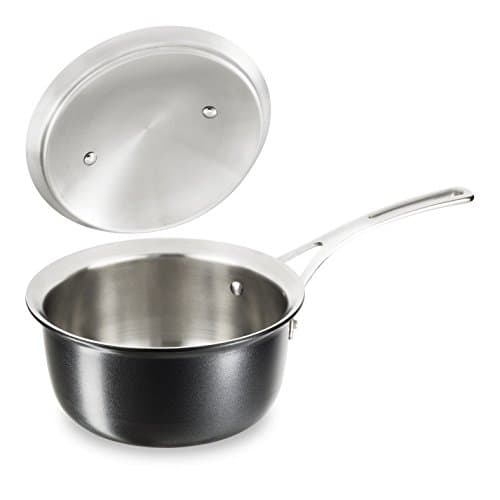 Tefal E7552444 Experiment Saucepan and Lid for All Heat Sources Including Induction, Aluminium, Black, 20 cm, 44.7 x 38 x 15.5 cm - Image 4