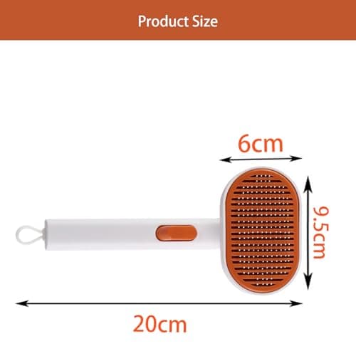 Furminator Cat Hair Brush – 1 Piece, White, Effectively Removes Flying Hair and Ensures Your Pet a Bright, Healthy and Good Mood Long Coat - Image 4